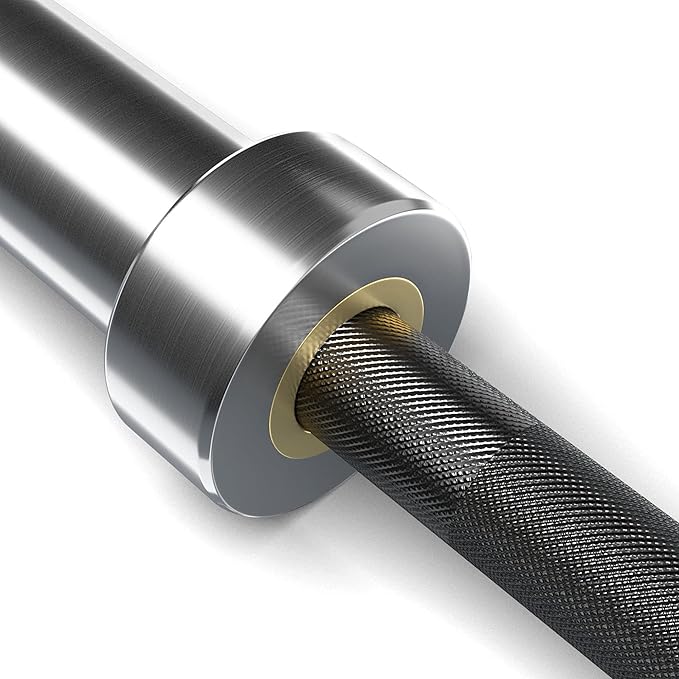 Elevens Olympic Barbell Training Curl Weight Bar 300LBS/330LBS/700LBS /1000LBS/1500LBS Capacity,Chrome