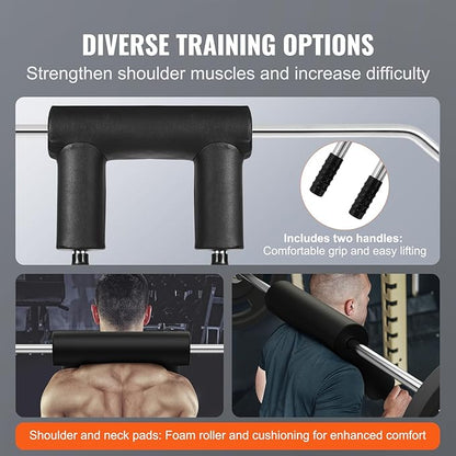 VEVOR Safety Squat Bar 1,500 LBS 32mm Diameter