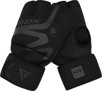 RDX Boxing Inner Gloves Hand Wraps Men Women, Hybrid Design Gym Weight Lifting Workout, 50Cm Long Wrist Support, Neoprene Under Mitts, MMA Muay Thai Martial Arts Training, Kickboxing Punching