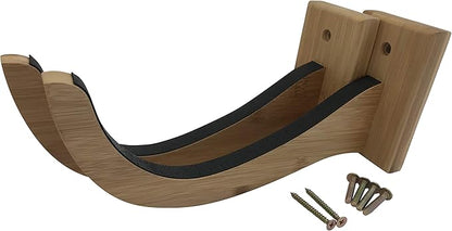 COR Surf Surfboard Wall Rack for Longboards and Shortboards | Beautiful Wood Wall Display Mount Works Indoor and Outdoor