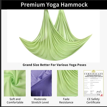 PRIOR FITNESS 5M Aerial Yoga Hammock Yoga Swing