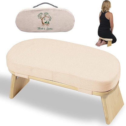Monk & Llama Meditation Bench - Foldable