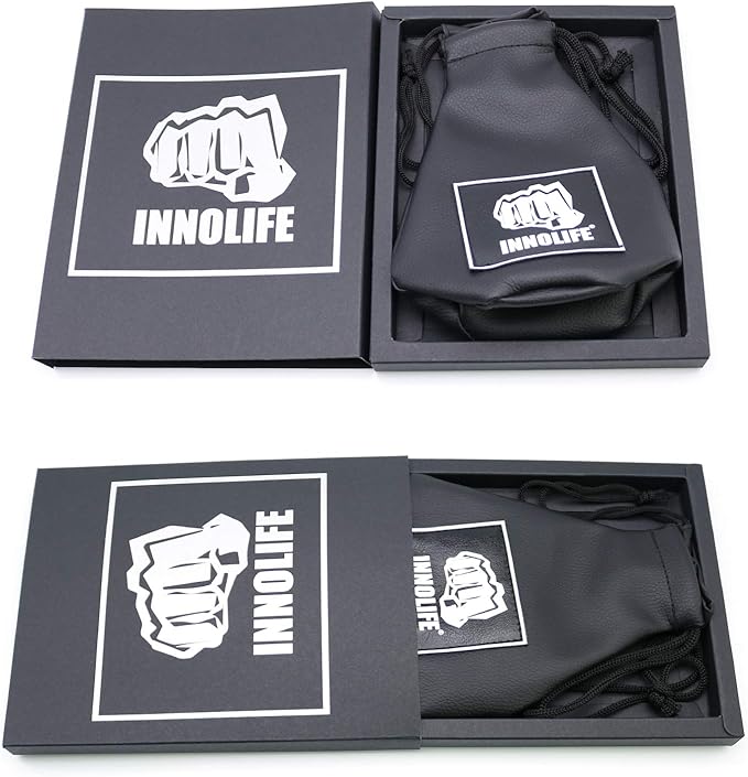 INNOLIFE Boxing Slip Bag, Boxing Dodge Hide Speed Bag Maize Ball Leather Ball for Reflex Training, Boxing, Kickboxing, MMA Pendulum Training