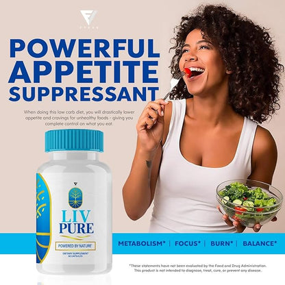 Fyvus (3 Pack) Liv Pure Capsules Liver Detox Weight Loss Pills, LivPure Supplement - Live Cleanse Product Supplements, LivePure Diet Hydration Reviews Pur Health Support (180 Capsules)
