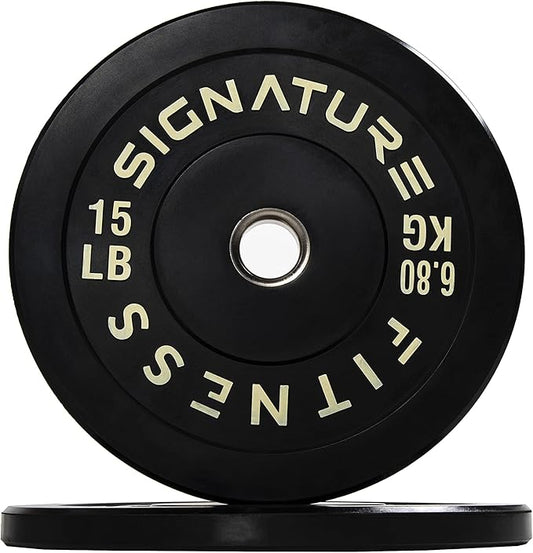 Signature Fitness 2" Olympic Bumper Plate Weight Plates