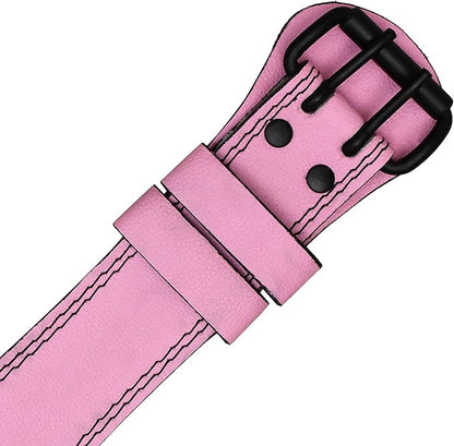 ESTREMO weight lifting belts Cowhide Gennie Leather Squat 4 Inches