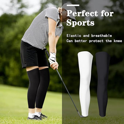 Skylety Compression Leg Sleeve Full Length Leg Sleeves Sports Cycling for Men Women, Running, Basketball