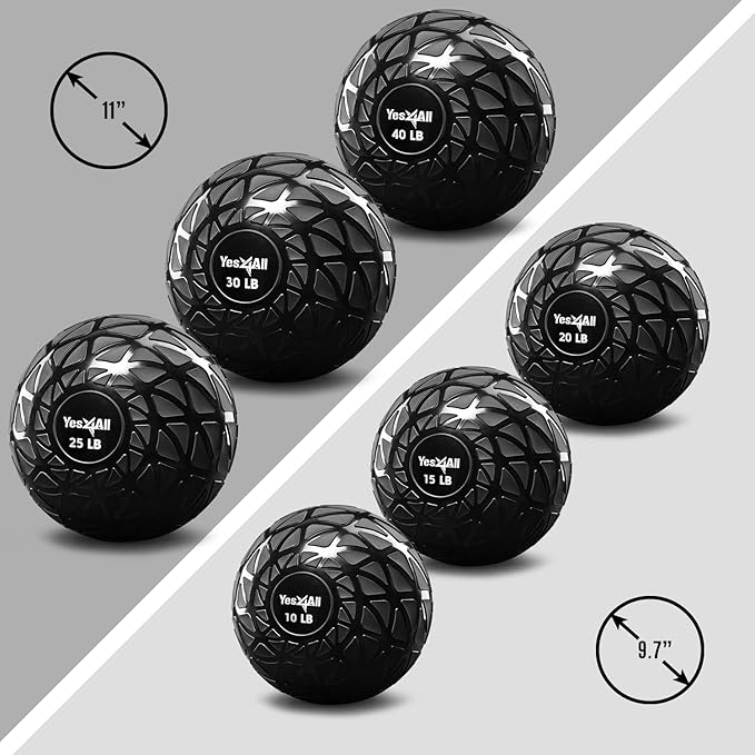 Yes4All Slam Ball 10-40lb Medicine