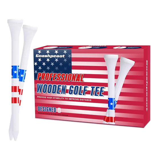 Premium Golf Tees Choose Between 200 Count or 100 Count, Professional Marking System Golf Tees 3-1/4 Inch, Reduce Friction Side Spin More Stable Golf Tees