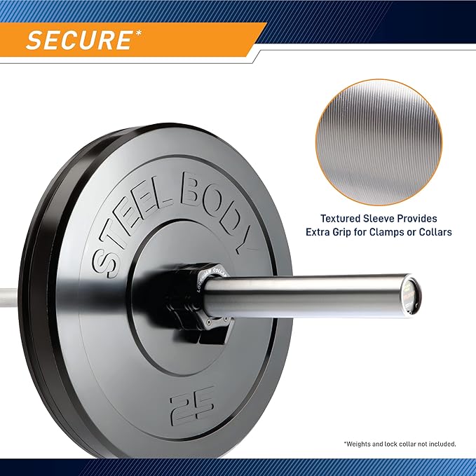 Steelbody IWF Standard 20kg and 15kg Olympic Weight