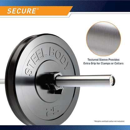 Steelbody IWF Standard 20kg and 15kg Olympic Weight