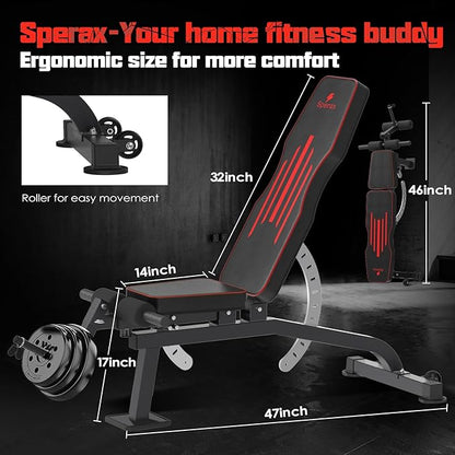 Sperax 1200LB Workout Bench