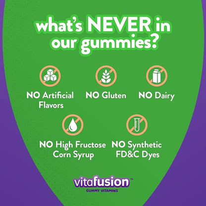 Vitafusion Elderberry Gummy Vitamins, 90ct Elderberry Gummy Vitamins, Chewables, 90 Count (Pack of 2)