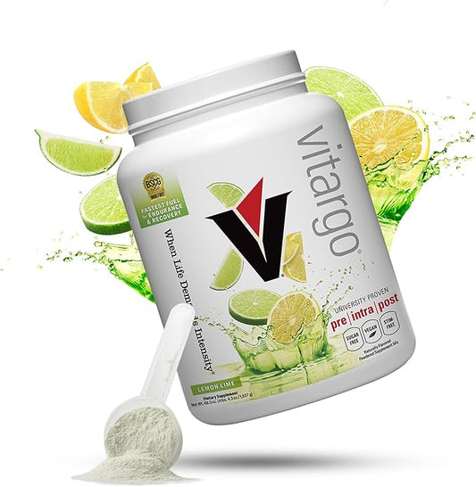 Vitargo Carbohydrate Powder | Feed Muscle Glycogen 2X Faster | 4.4 LB Lemon & Lime Pre Workout & Post Workout | Carb Supplement for Recovery, Endurance, Gain Muscle Mass