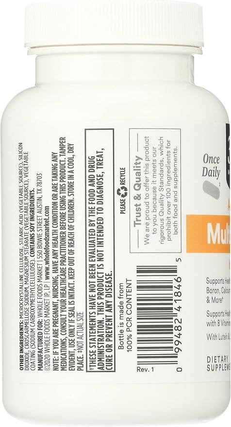 365 by Whole Foods Market, Multi Mature One Daily, 90 Tablets