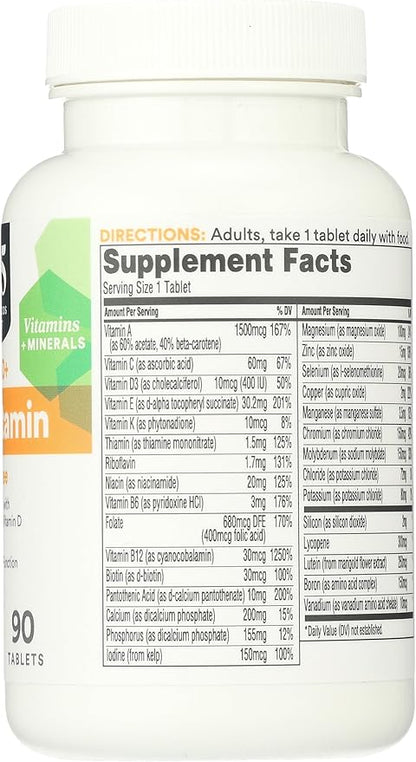 365 by Whole Foods Market, Multi Mature One Daily, 90 Tablets