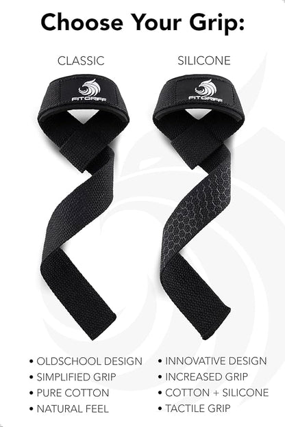 Fitgriff® Lifting Wrist Straps for Weightlifting