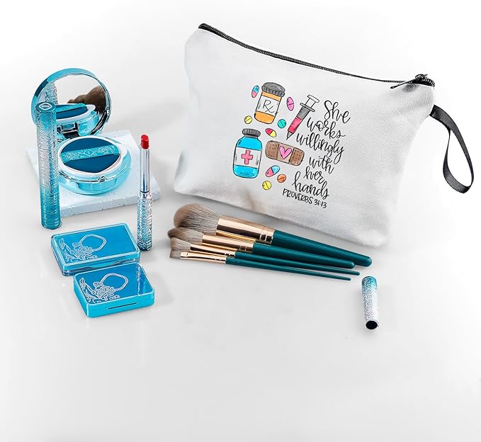 Pharmacist Gifts for Women,Gifts for Pharmacists,Technician Gifts,Funny Gifts,Unique Gifts for Women Female Friend,Thank You Gifts,Travel Cosmetic Pouch,Christmas for Doctor Nurse