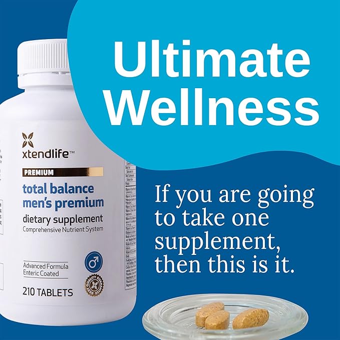 Xtendlife Total Balance Men's Premium Dietary Supplement, 30 Day Supply (210 Count)
