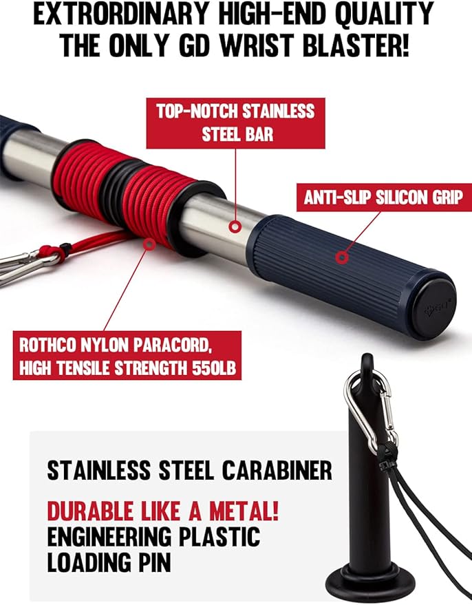GD Wrist Roller V.W Forearm Blaster Trainer Arm