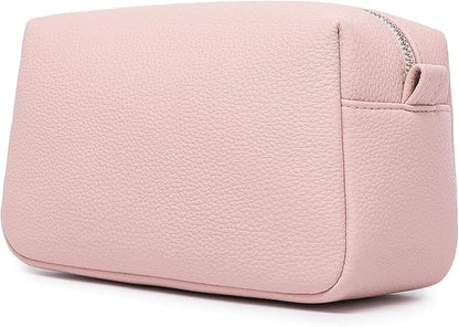PU leather Organizer Bag Lightweight Cosmetic Bag with Ring Clasp Perfect Travel Makeup Bag for Women (Charming/PU)