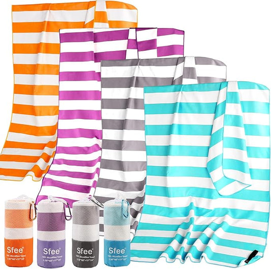 Sfee 2 in 1 Microfiber Beach Towel