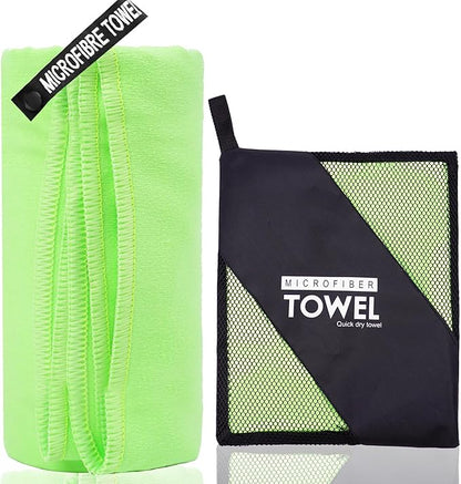 Microfiber Travel Towel (XS:12"×24" -Green)