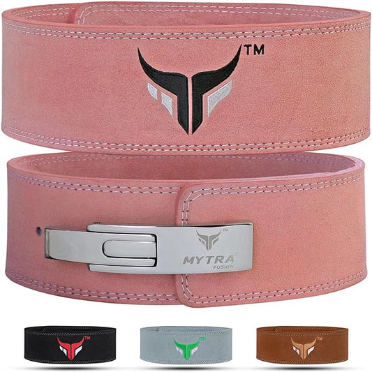 Mytra Fusion Weight Lifting Belt for Men and 10MM Thick 4" wide 100% Genuine