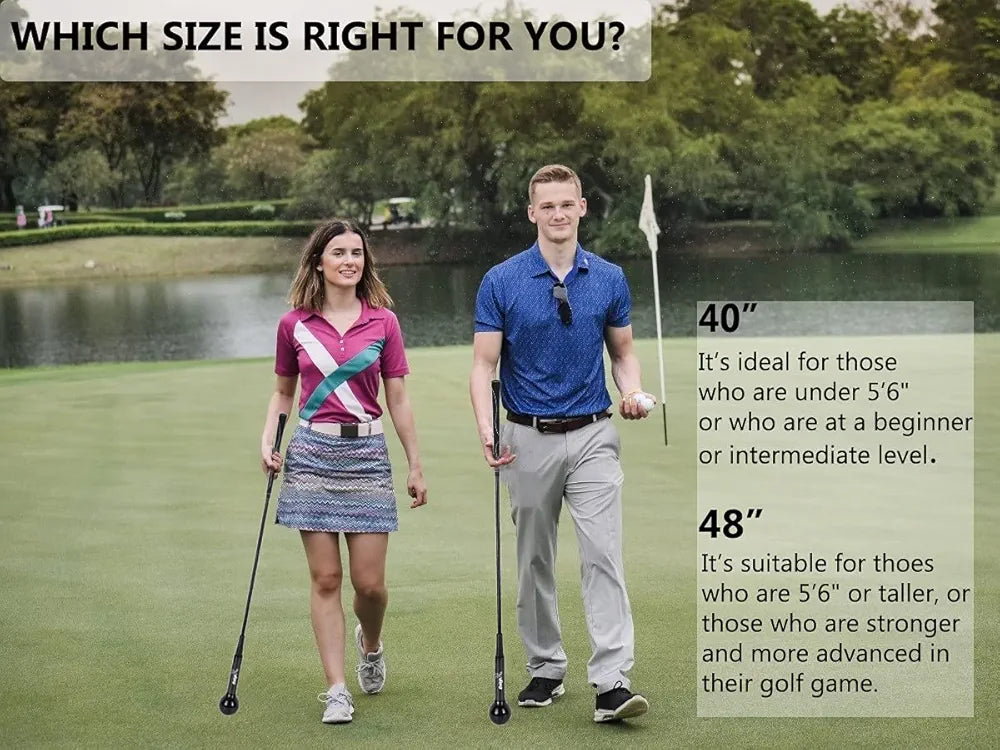 Golf Swing Training Aid Golf Swing Trainer Aid Golf Practice Warm-Up Stick for Strength Flexibility and Tempo Training Golf Golf Swing Aid for Men and Women