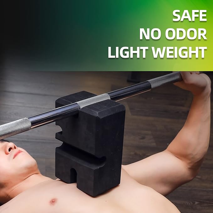 Bench Block-Bench Press Block Adjustable 2-5 Bench Board，Improve