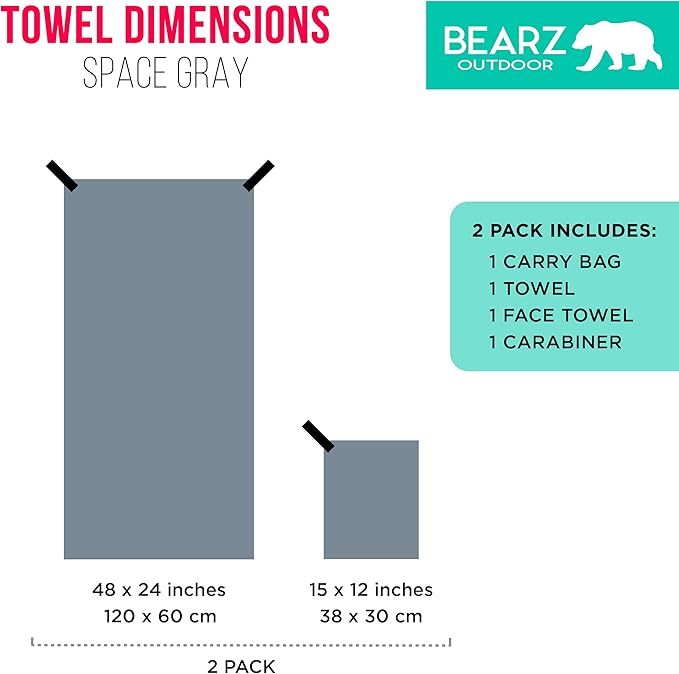 Travel Towel - Quick Dry Towel for Travel