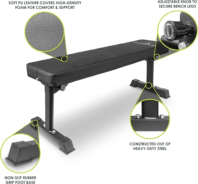 ProsourceFit Foldable & Adjustable Multi-Purpose Weight Bench Home