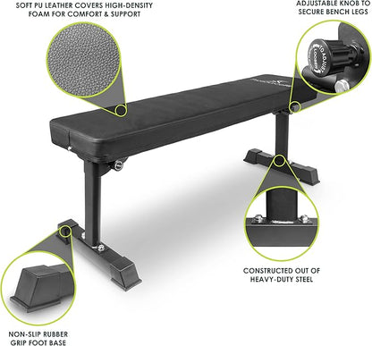 ProsourceFit Foldable & Adjustable Multi-Purpose Weight Bench Home