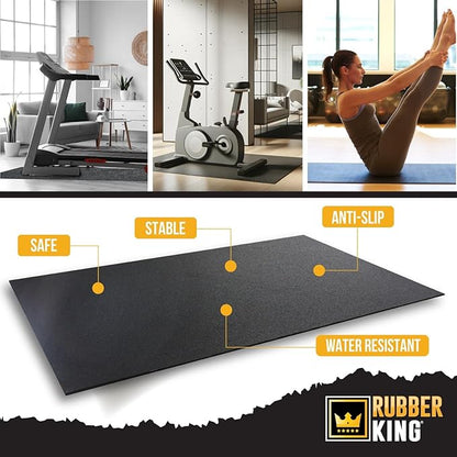 Rubber King Multi-Purpose Exercise Mat - 100% Recycled