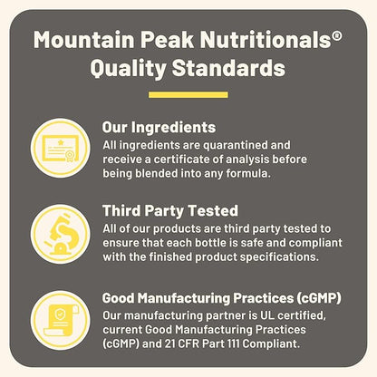 Mountain Peak Nutritionals Prostate Supplement - Supports Bladder Function & Metabolism - Prostate Support Supplement for Men with Saw Palmetto Extract, Pygeum (90 Vegetarian Capsules)