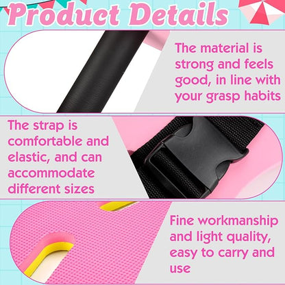 8 Pcs Water Aerobics Set Including Exercise Foam Dumbbells Aquatic Swim Belt Pull Buoy Swim Kickboard Sport Gloves Water Weights Equipment for Aquatic Fitness Weight Loss Fitness Tool