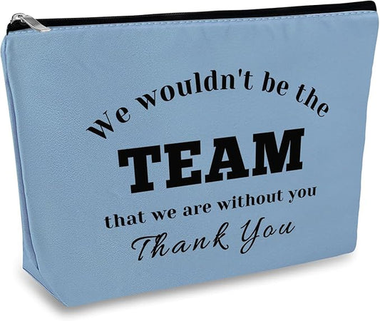 Coach Gift Makeup Bag for Women Boss Leader Appreciation Thank You Present Cosmetic Bag Colleague Coworker Leaving Gift Basketball Soccer Coach Leader Employee Birthday Present Travel Toiletries Pouch