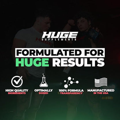Huge EAA Supplement, Highest Dosed Essential Amino Acids Powder, 12.85g EAAs & 8g BCAAs Per Serving, Maximize Muscle Growth, Recovery & Performance (Watermelon Lemonade, 17.73 Oz.)