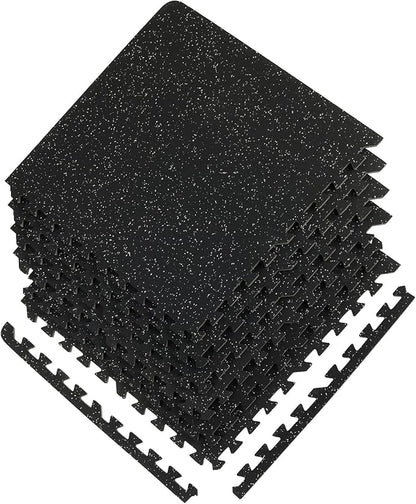 VEVOR 0.56Inch Thick Gym Floor Mats 25/12/6 Tiles