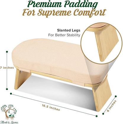 Monk & Llama Meditation Bench - Foldable