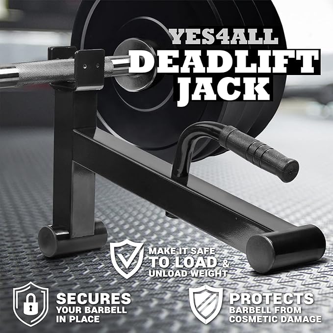Yes4All Deadlift Jack/Barbell Stand Upload 600lb Barbell Plates