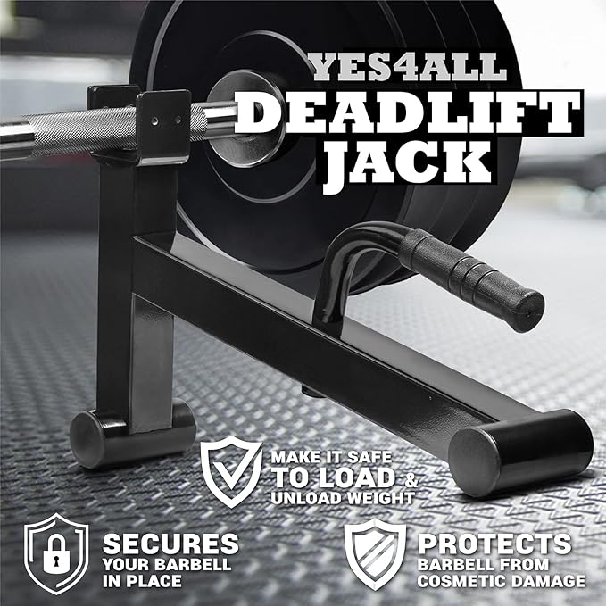 Yes4All Deadlift Jack/Barbell Stand Upload 600lb Barbell Plates