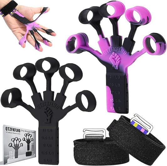 Grip Strength Trainer/Forearm Strengthener 2PCS Upgraded Rehabilitation/10 Resistance