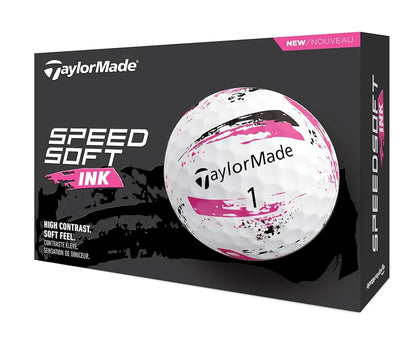 TaylorMade Golf Speed Soft Ink Golf Balls