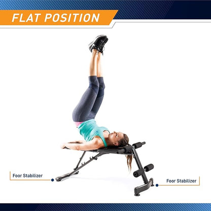 Marcy Multi-Purpose Adjustable Workout Utility Weight Bench SB-228 , 42.00 x 26.00 x 48.00 inches,