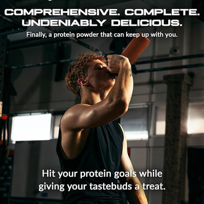 Granite Protein Powder | Whey Isolate & Concentrate| Casein for Lean Muscle Building & Workout Recovery | 30 Servings | Egg & Grass Fed Protein | 23g Protein from 5 Sources | Peanut Butter Flavor