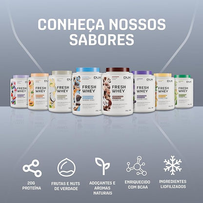 Fresh Whey Açaí - 20g of Protein per Serving - Amino Acids, Brazilian Fruits and Nuts, Pre and Post-Workout - 32oz