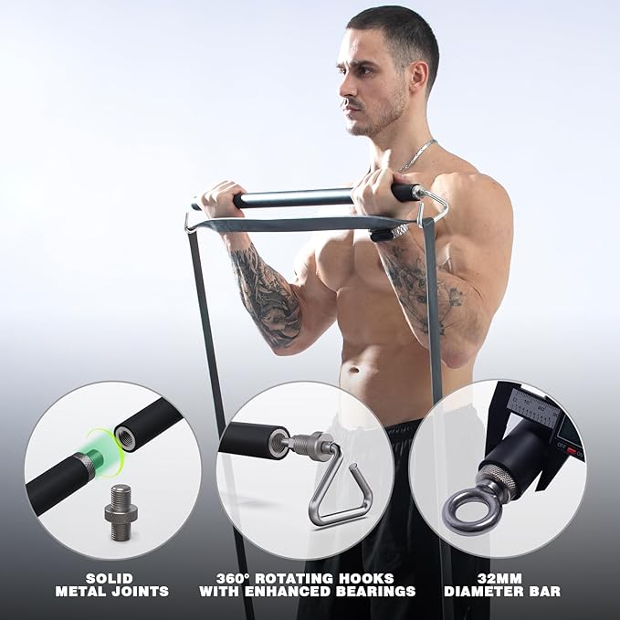 Resistance Band Bar 800 Lbs