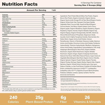 Ka'Chava Meal Replacement Shake - A Blend of Organic Superfoods and Plant-Based Protein - The Ultimate All-In-One Whole Body Meal. 15 meals per bag. (Chai), 32.2757 Ounce