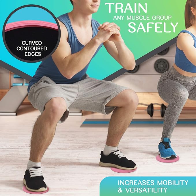 Serenily Sliders for Working Out - Core Exercise Sliders 2 Dual
